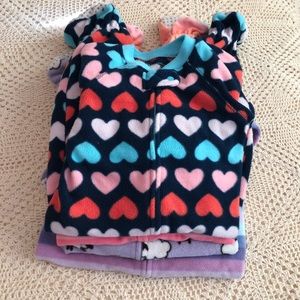 Bundle of 4 fleece sleepers